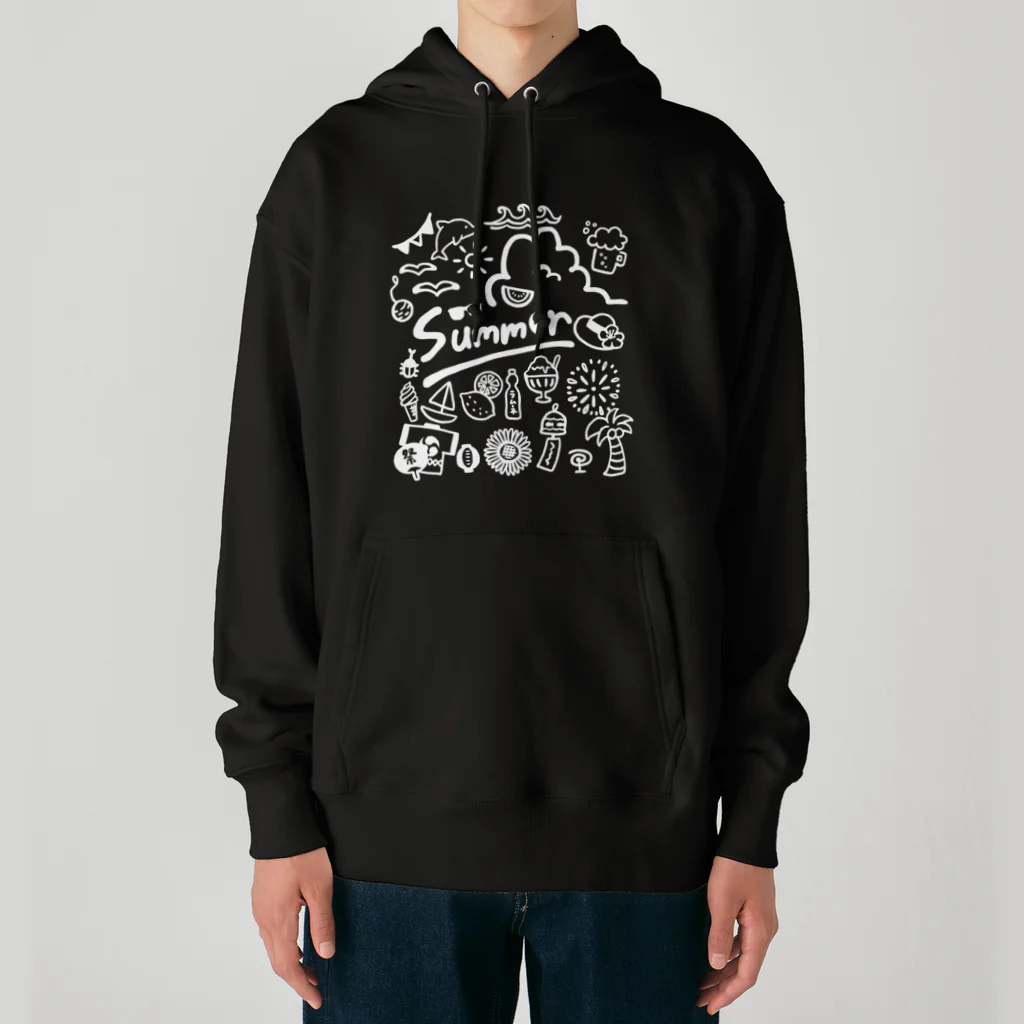 Andiamoの夏コレ（白） Heavyweight Hoodie