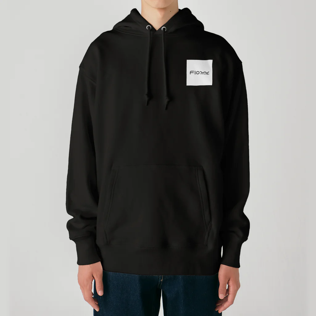 フロー柔術ネットショップのフロー柔術白角ロゴデザイン Heavyweight Hoodie