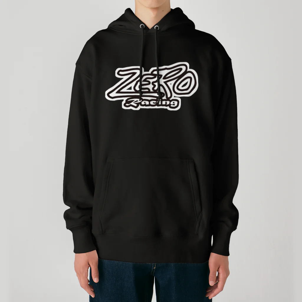 ゼロレーシングショップのZEROロゴ Heavyweight Hoodie