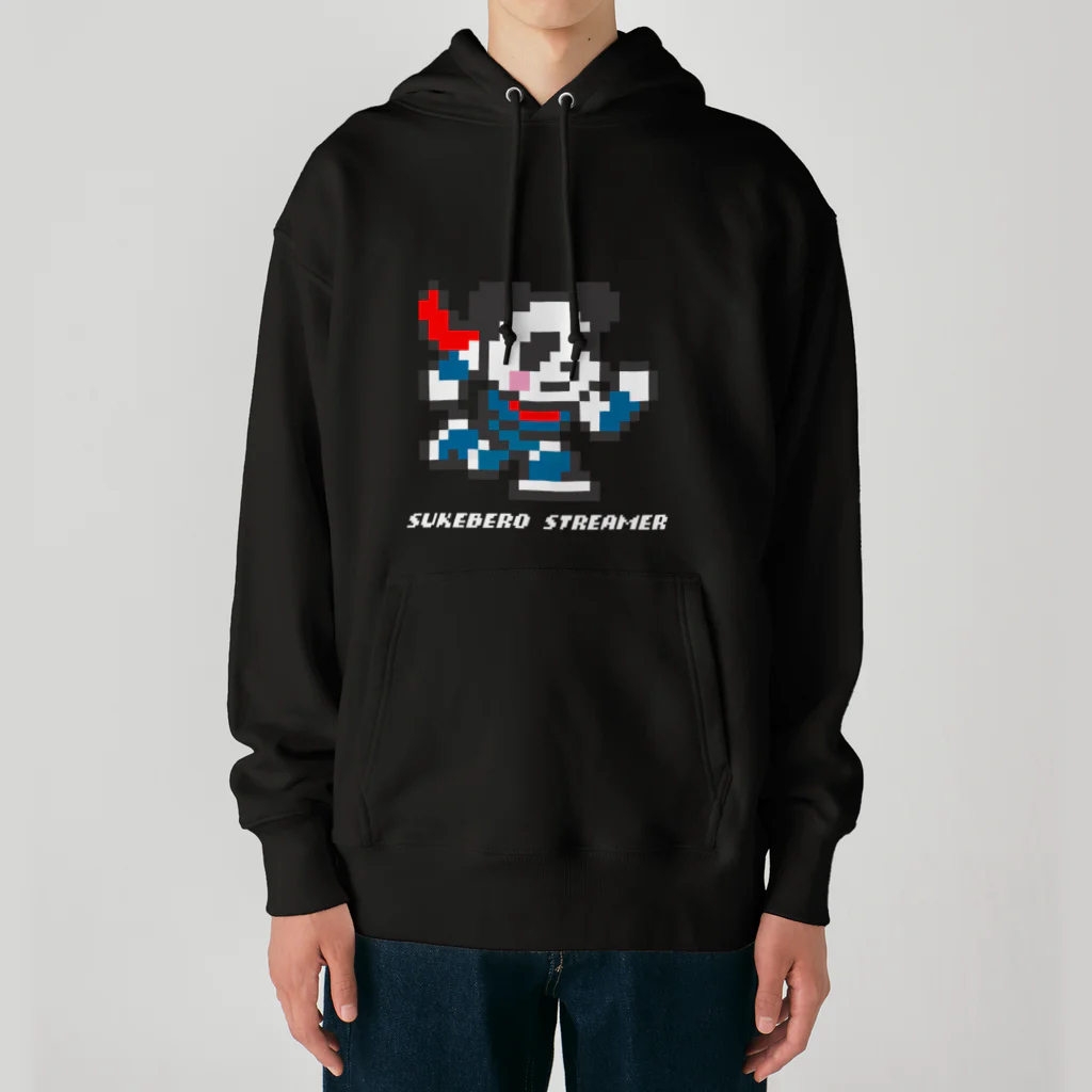 Twitch 忍者ちゃら丸のドットちゃら丸（黒グッズ用） Heavyweight Hoodie