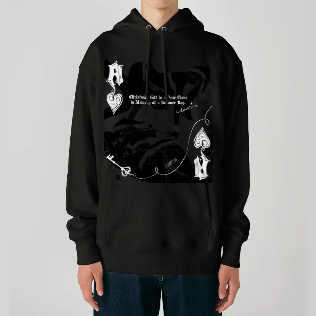 loveclonesのBLACK SANTA 03 Obscure Desire ブラックサンタ ネガver. Heavyweight Hoodie