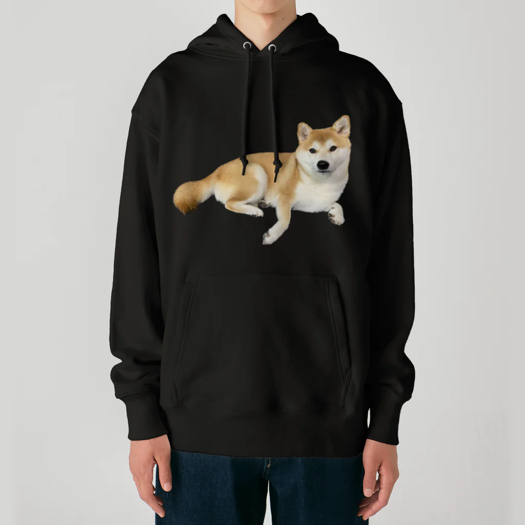 笛ガムのゆったり犬 Heavyweight Hoodie