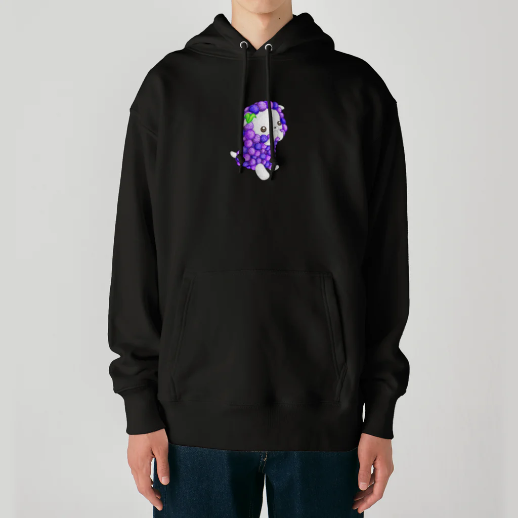 satoayaのアニマルカフェのフルーツアニマル　ブドウヒツジ Heavyweight Hoodie