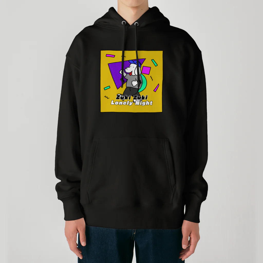 NaokicksのZuki Zuki Lonely Night Heavyweight Hoodie