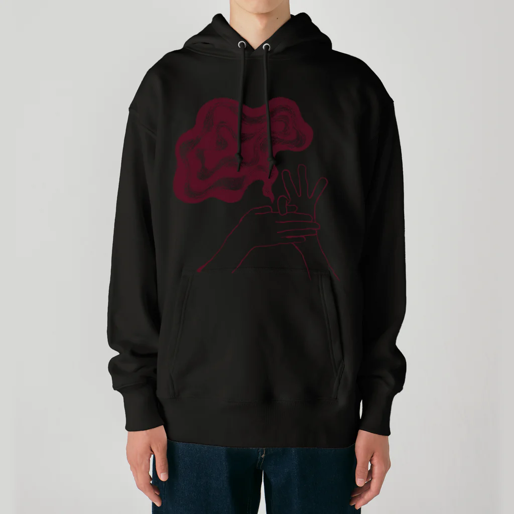 北風のゼリーのモヤるマジック（茶） Heavyweight Hoodie