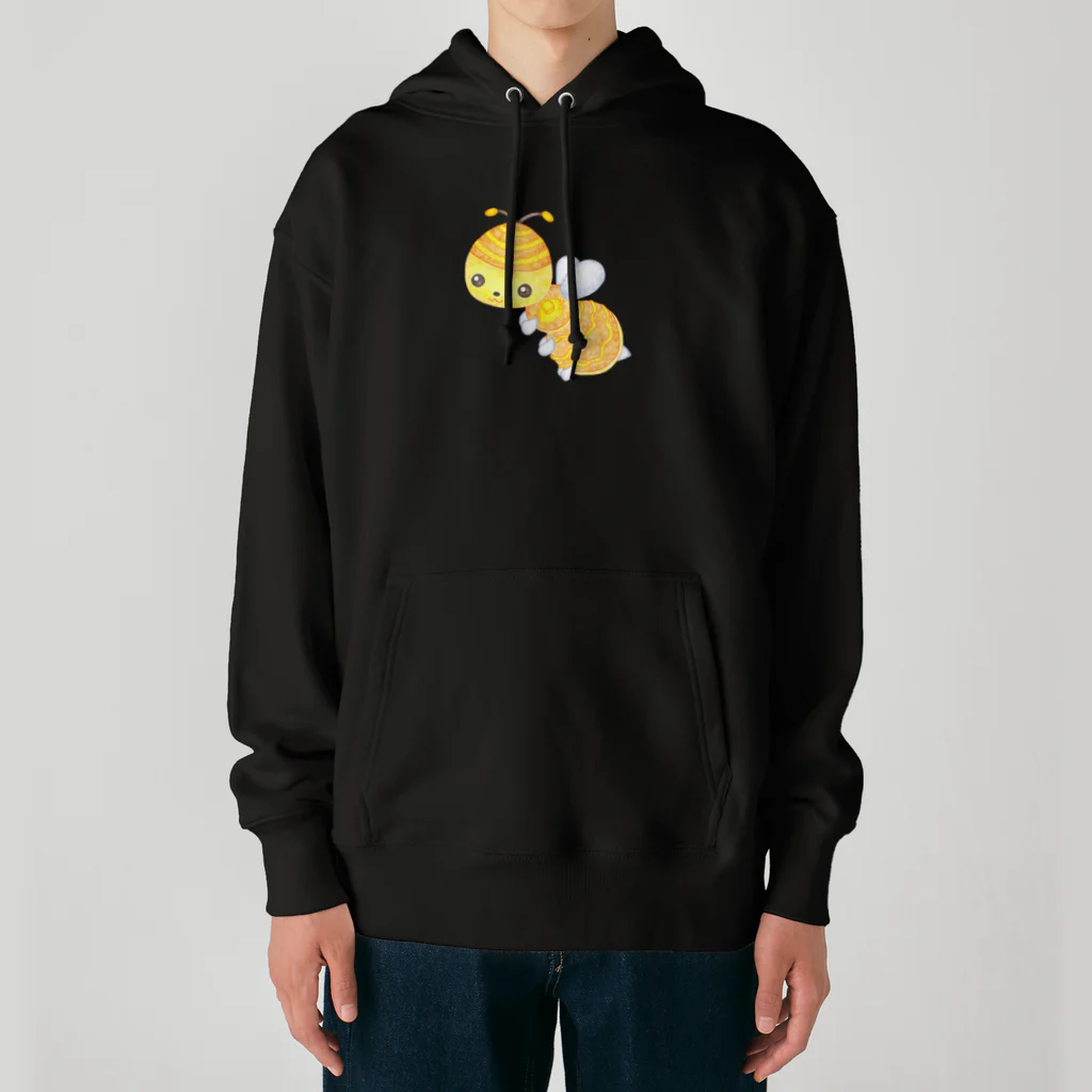 satoayaのアニマルカフェのフードアニマル　ホットケーキ蜂 Heavyweight Hoodie