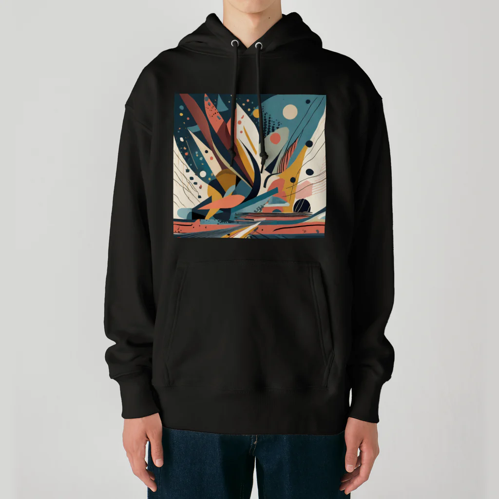 のんびりアート工房のガラクタアート Heavyweight Hoodie