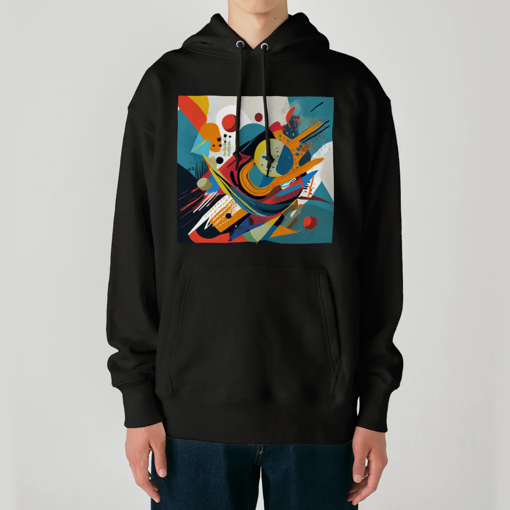 のんびりアート工房のガラクタアート Heavyweight Hoodie