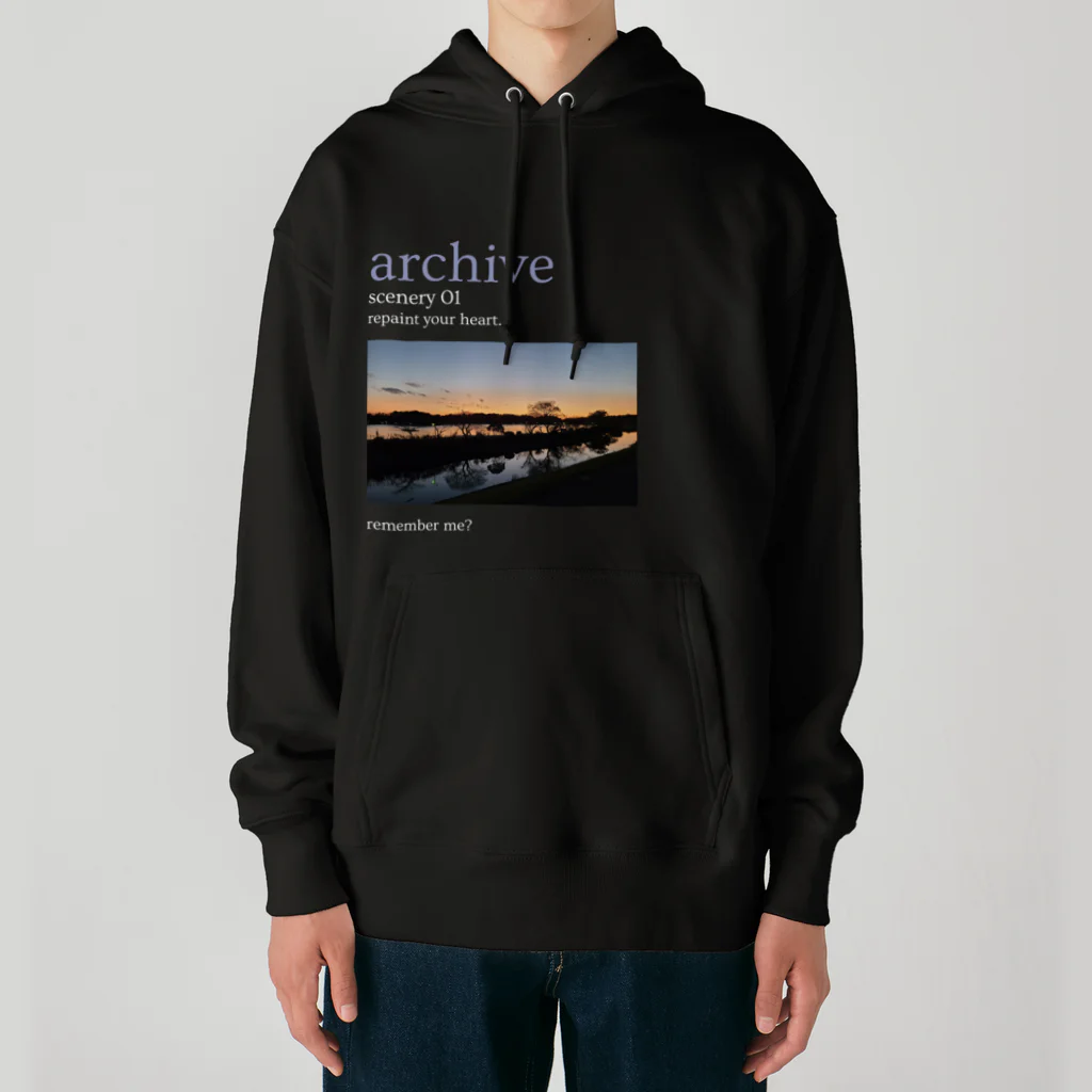 7s_archiveAP_officialのArchive「scenery 01」 Heavyweight Hoodie