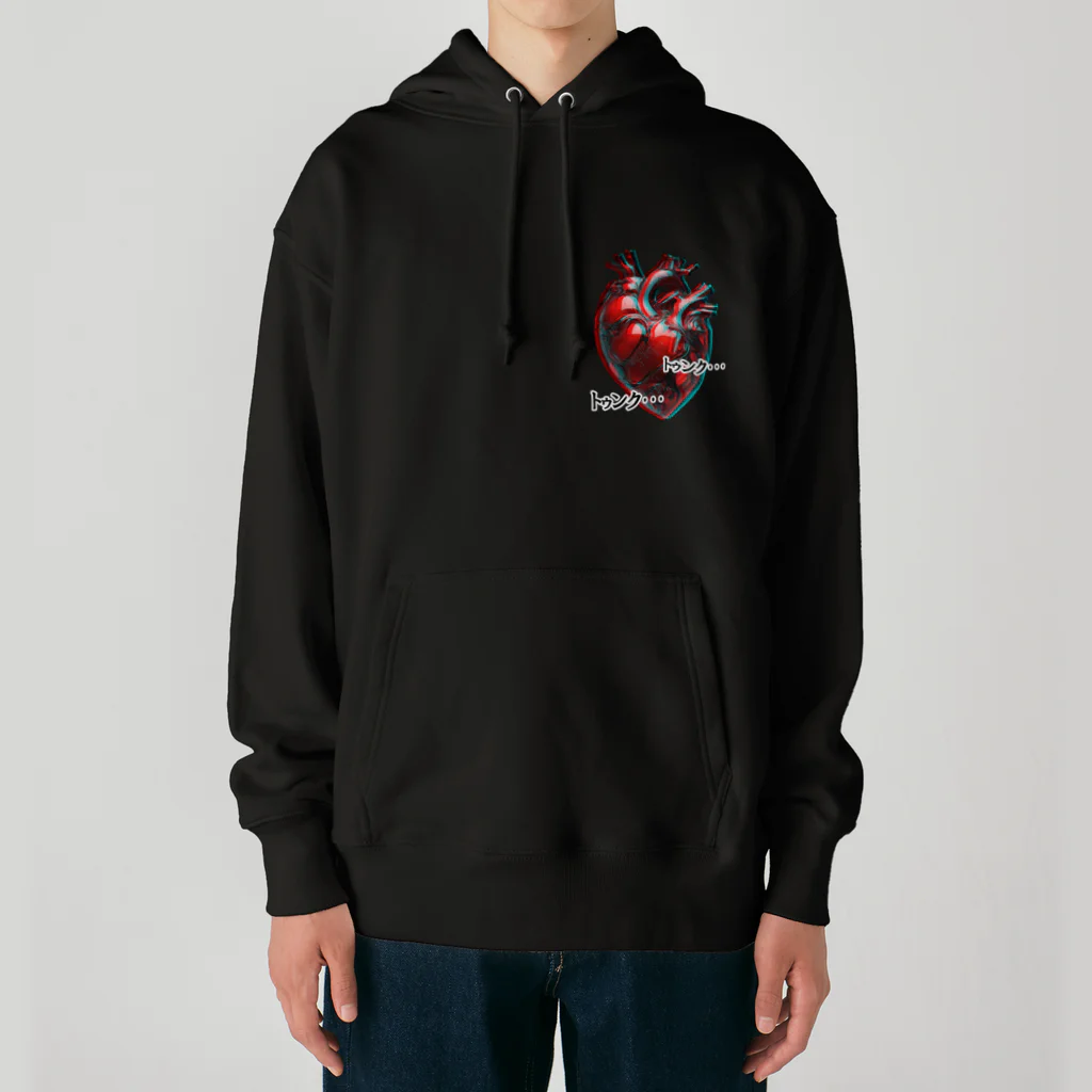 てくのちゃんのガラスのハート Heavyweight Hoodie