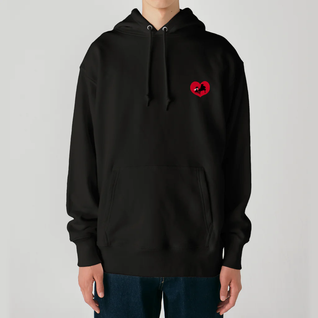 ばるぼら堂のピアノマン_HEART(clothes) Heavyweight Hoodie