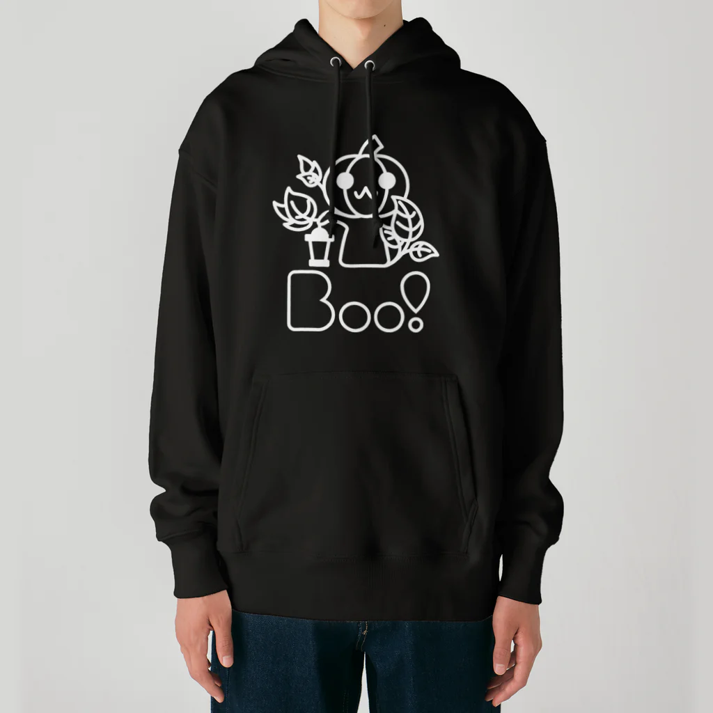 Boo!のBoo!(ジャックオーランタン) Heavyweight Hoodie