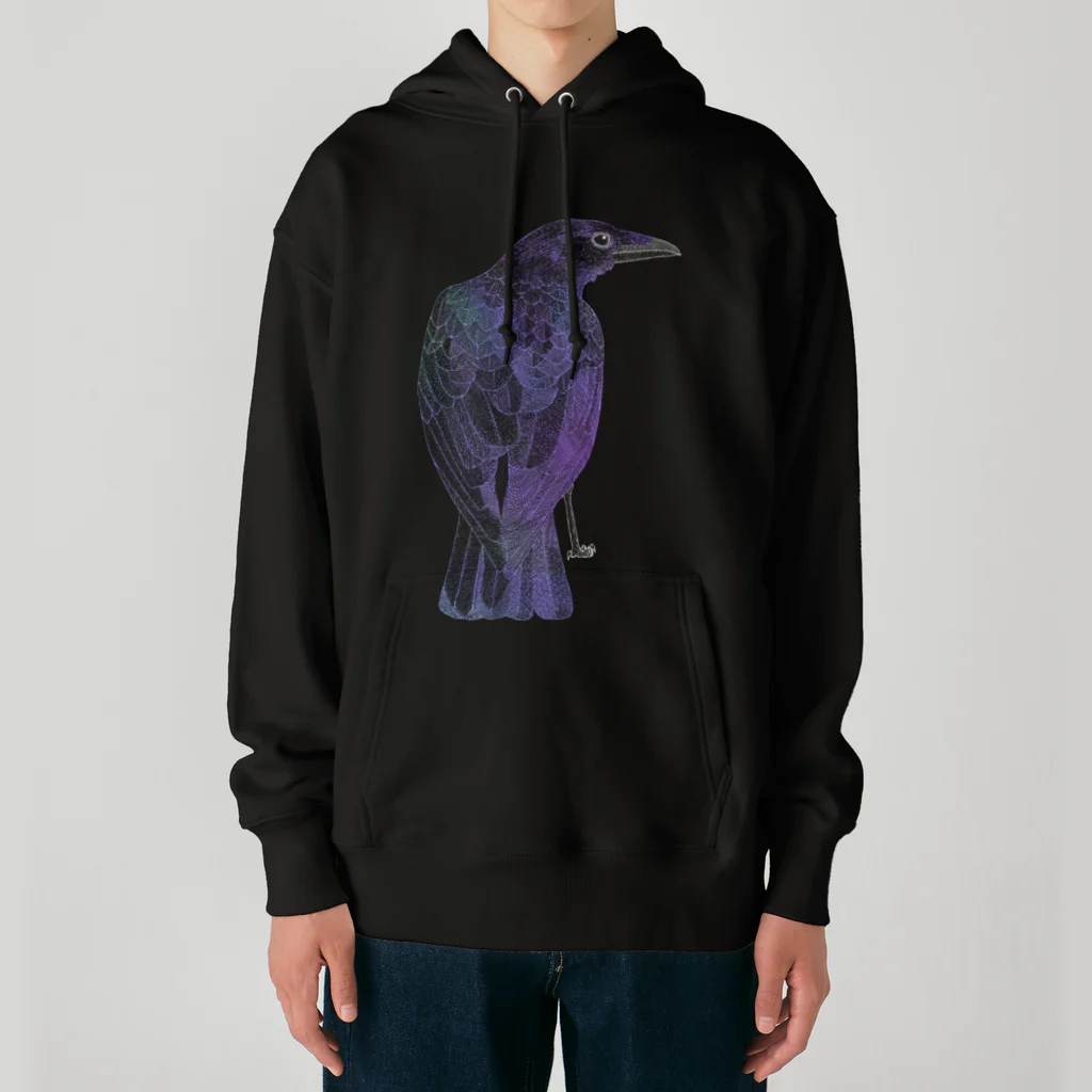 さくぺろの虹色のカラス Heavyweight Hoodie