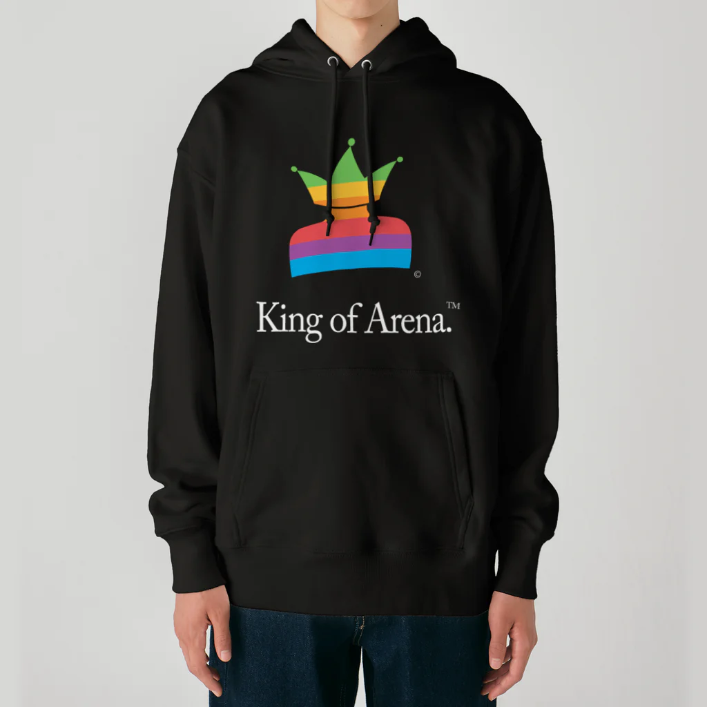 King of Arenaの"Think Arena" Rainbow Logo Heavyweight Hoodie