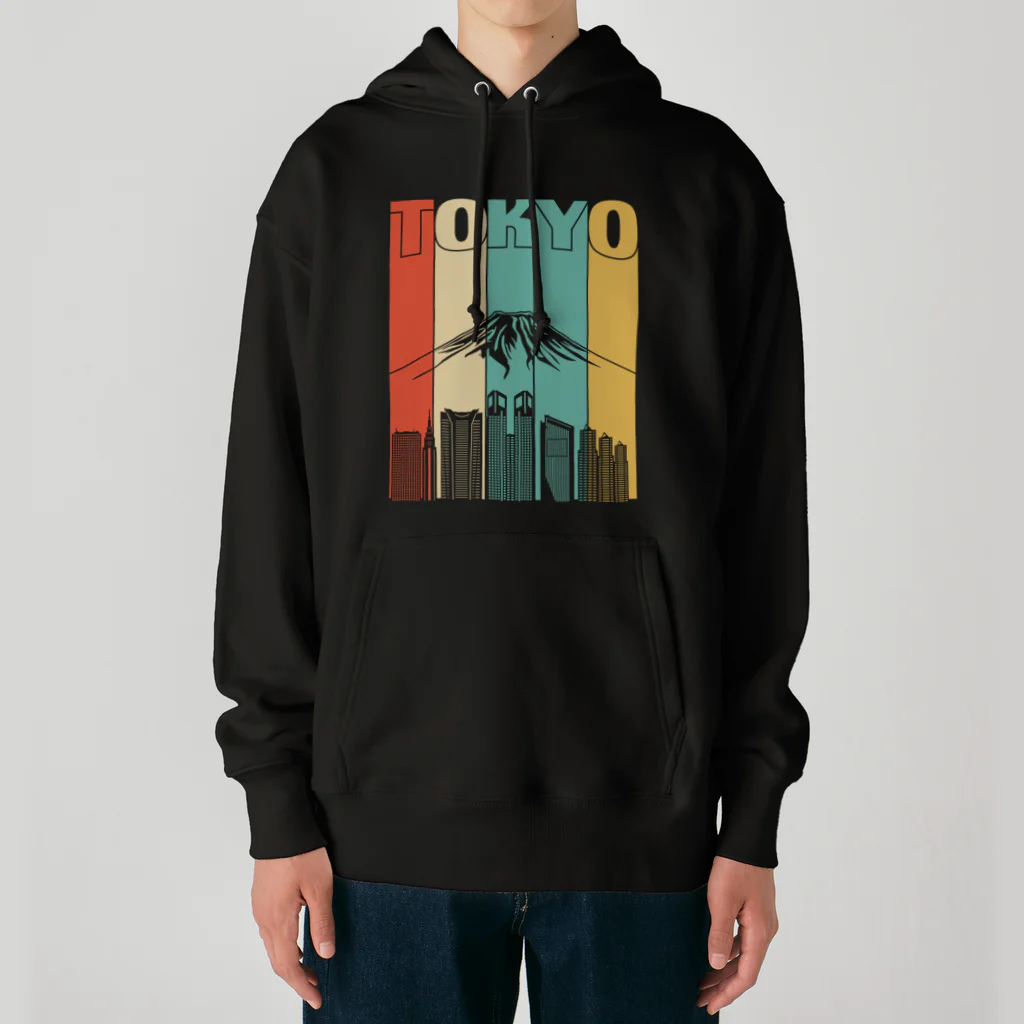 Stylo Tee Shopの東京と富士山 Heavyweight Hoodie