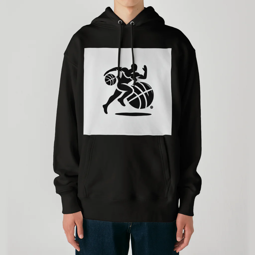 yumayumaのバスケットマン Heavyweight Hoodie