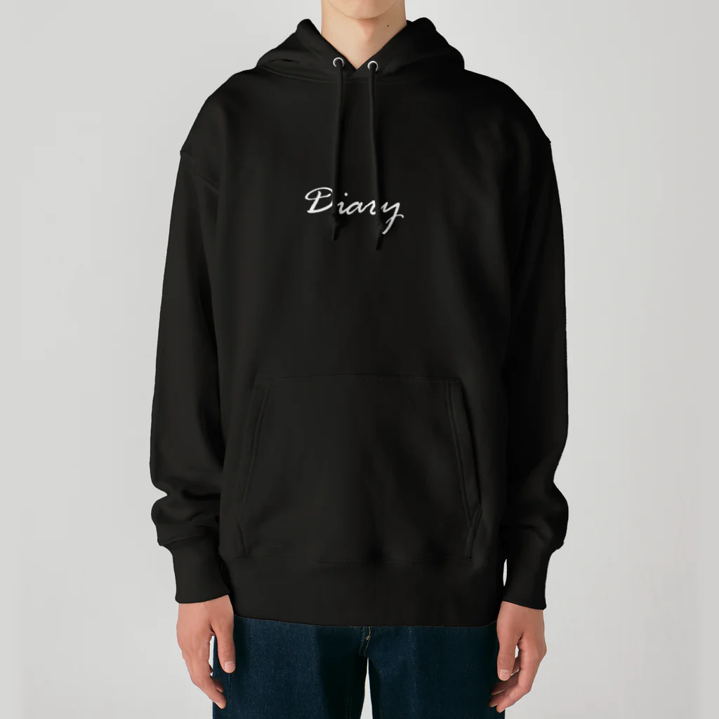 DiaryのDiary logo Heavyweight Hoodie