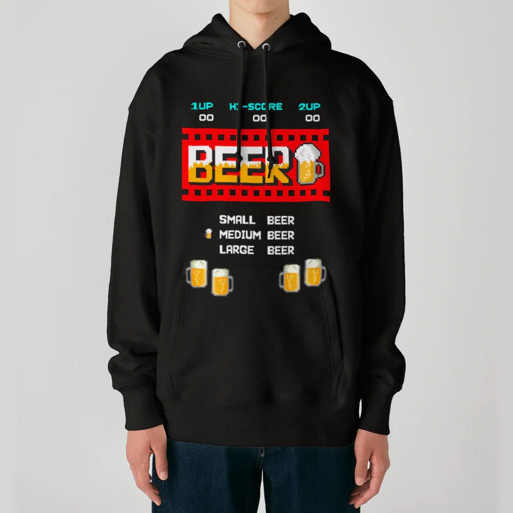 Siderunの館 B2のレトロゲーム風なビール Heavyweight Hoodie