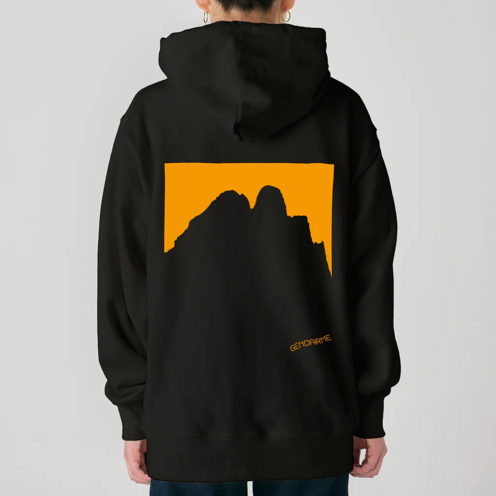 cuuyabowのジャンダルム・サンセット Heavyweight Hoodie