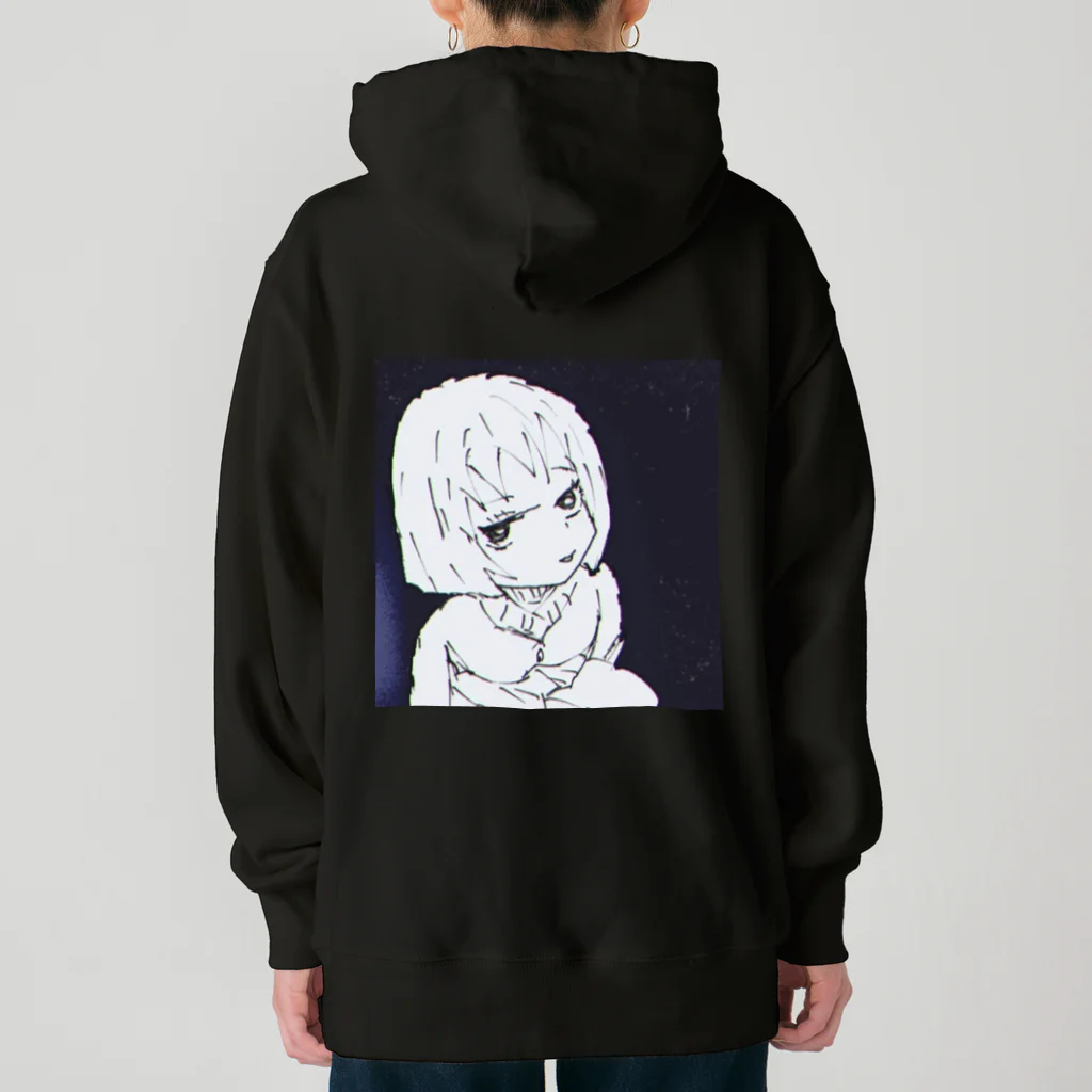 阿弥陀クジオの暇しちゃってるガール Heavyweight Hoodie