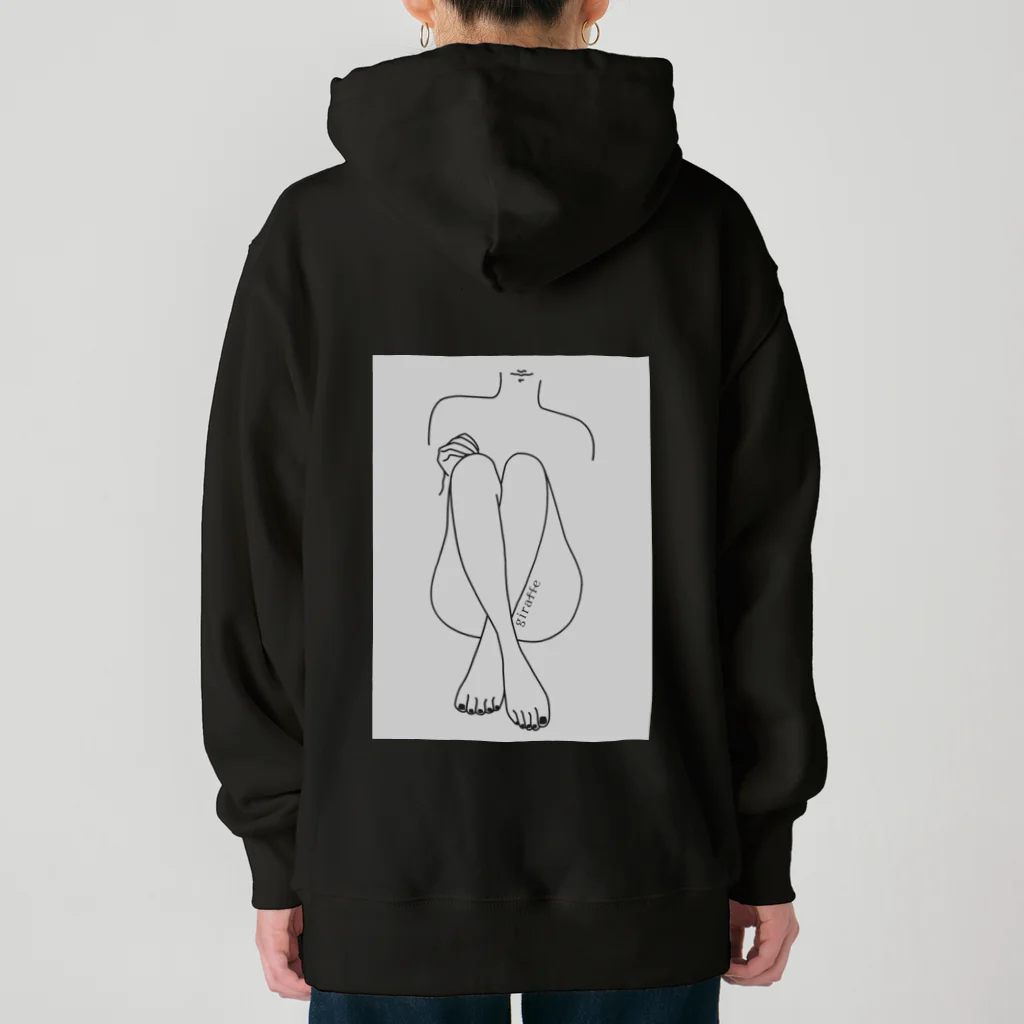 じらふ。のnude_x（パーカー） Heavyweight Hoodie