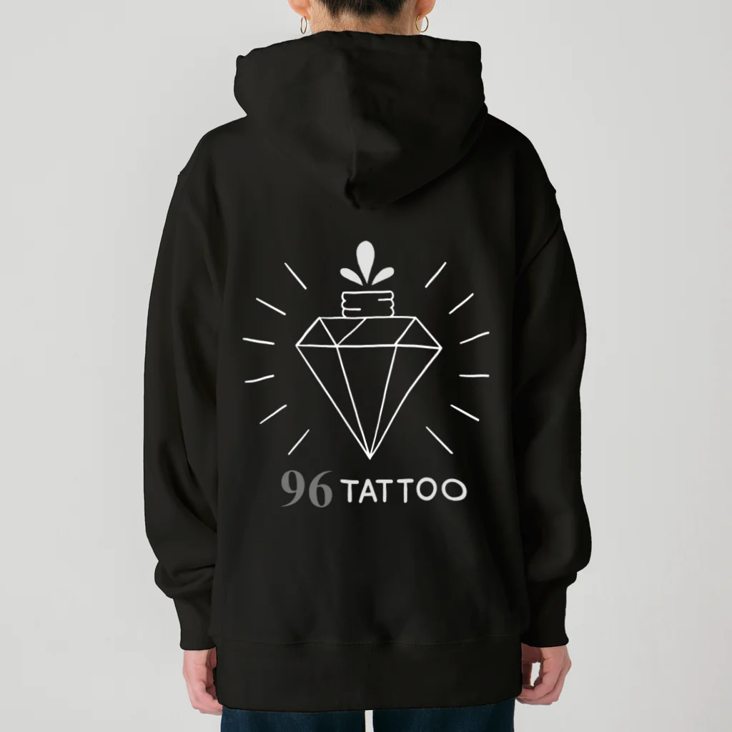 96tattooの96tattoo ヘビーウェイトパーカー