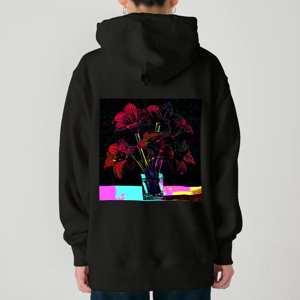 水草のサイケデリックなアマリリス Ⅱ Heavyweight Hoodie