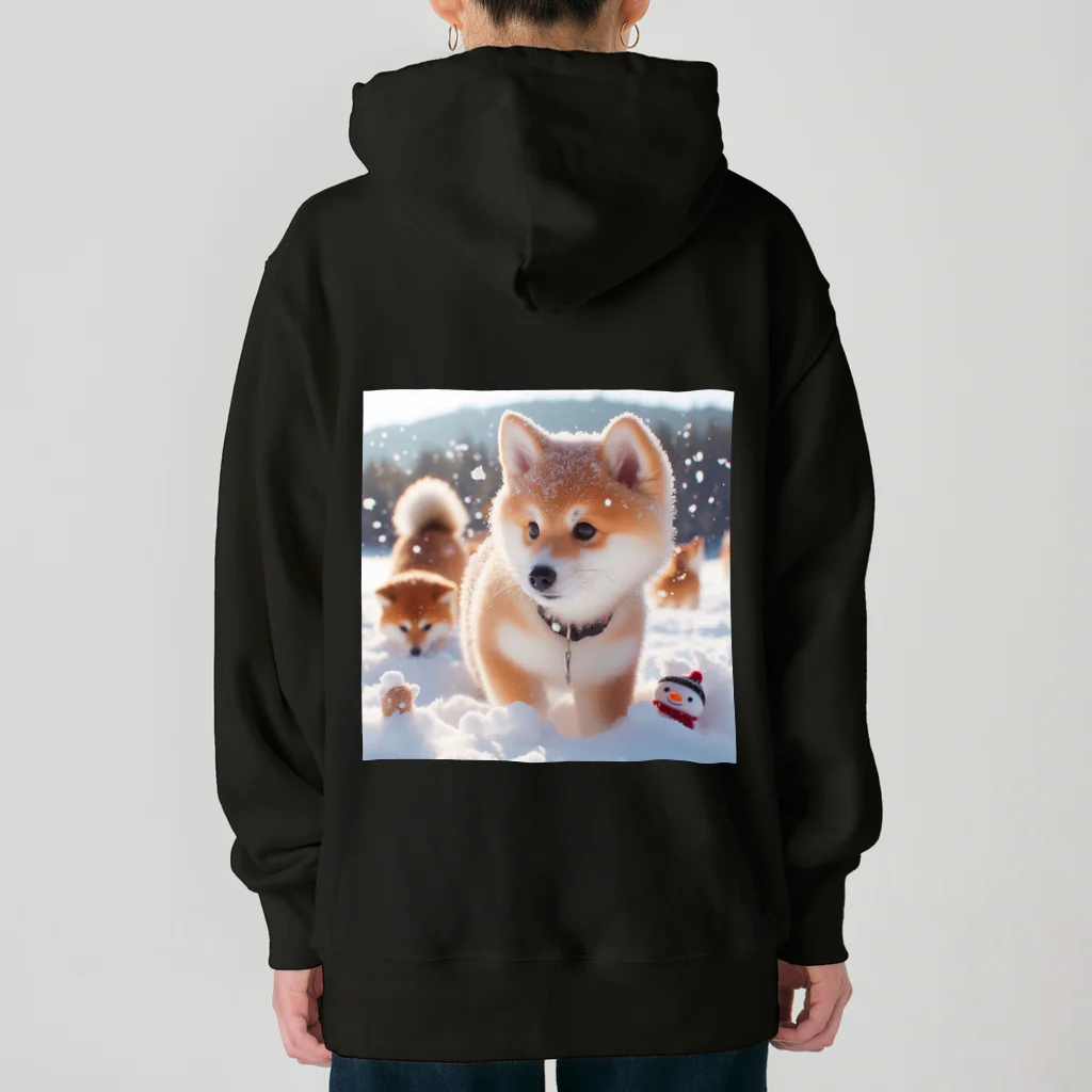 ANTARESのモフモフ歩きにくい（柴犬） Heavyweight Hoodie