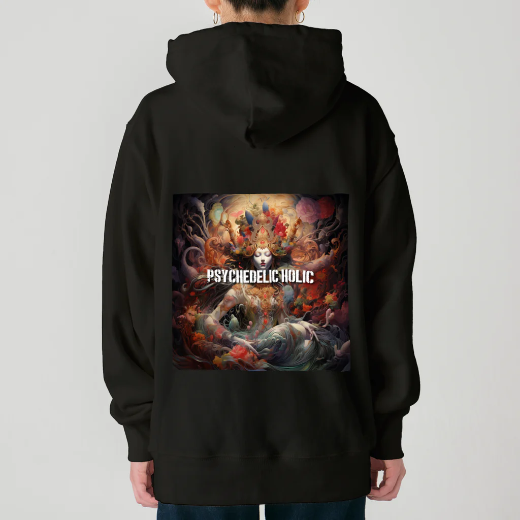 PSYCHEDELIC HOLICのPsychedelic Holic - Indraステッカー Heavyweight Hoodie