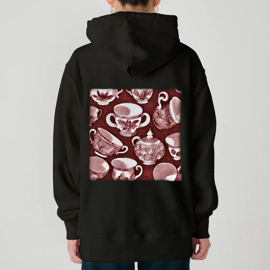 (っ◔◡◔)っ ♥ Le Petit Trésor ♥の花の詩カップ(The Flower Poetry Cup) Heavyweight Hoodie