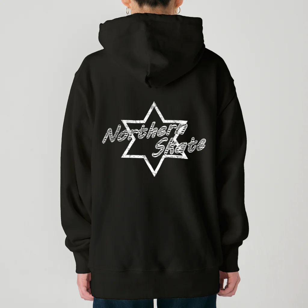 Northern_SKaTeのNorthern SKaTe "Hexagram skate" zebra Heavyweight Hoodie