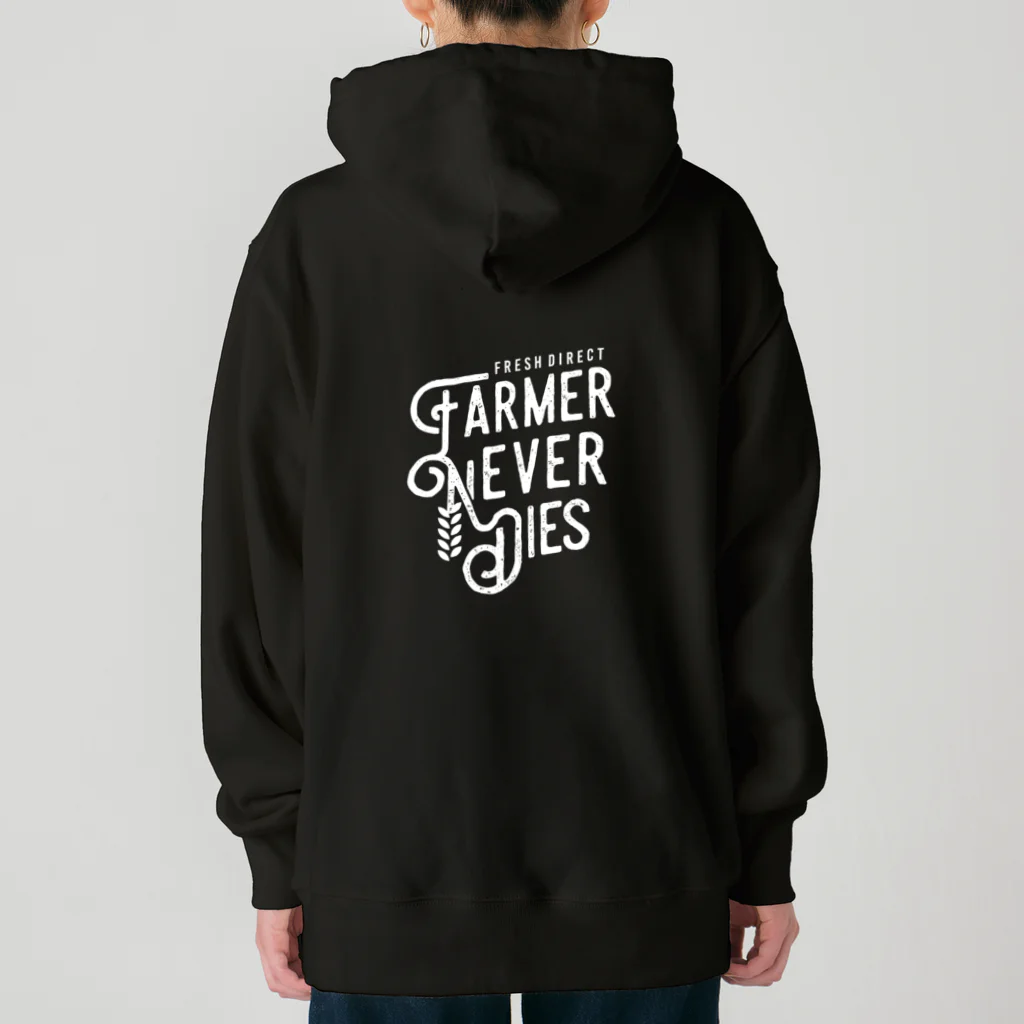 Wasshoy CREATIVE LABOの【New】FARMER NEVER DIES series ヘビーウェイトパーカー