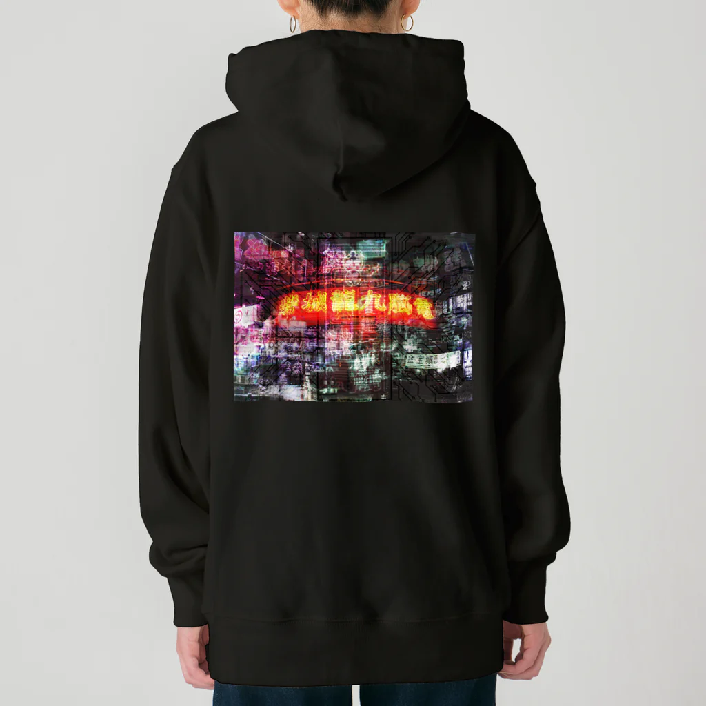 福陀落海灣公司の電脳九龍城 Heavyweight Hoodie