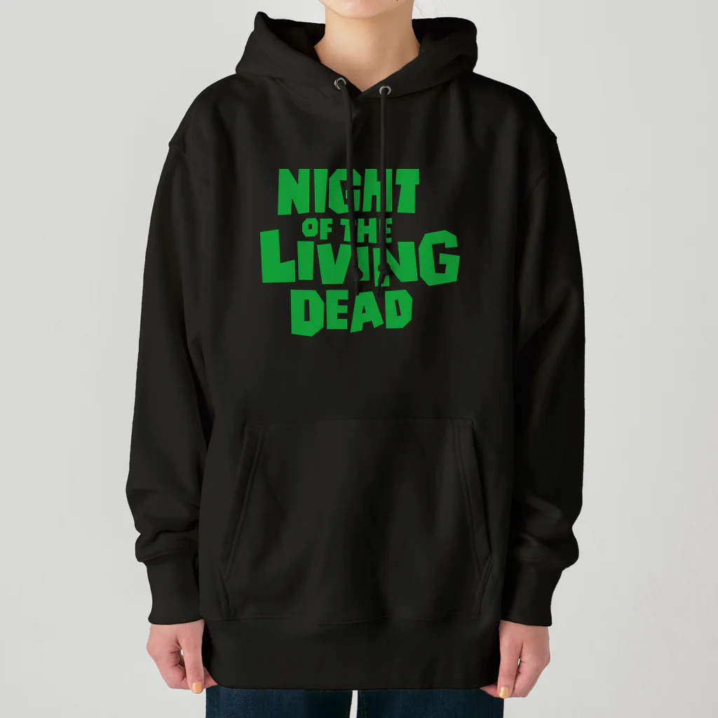 stereovisionのNight of the Living Dead_ロゴ Heavyweight Hoodie