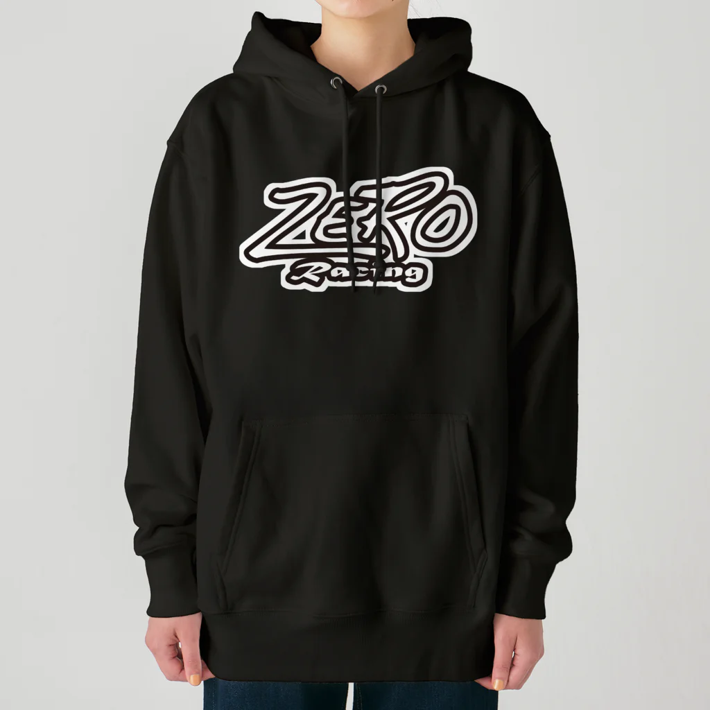 ゼロレーシングショップのZEROロゴ Heavyweight Hoodie