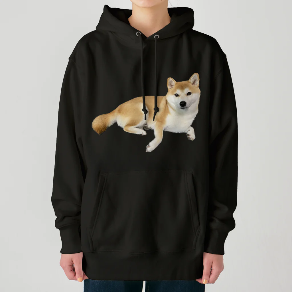 笛ガムのゆったり犬 Heavyweight Hoodie