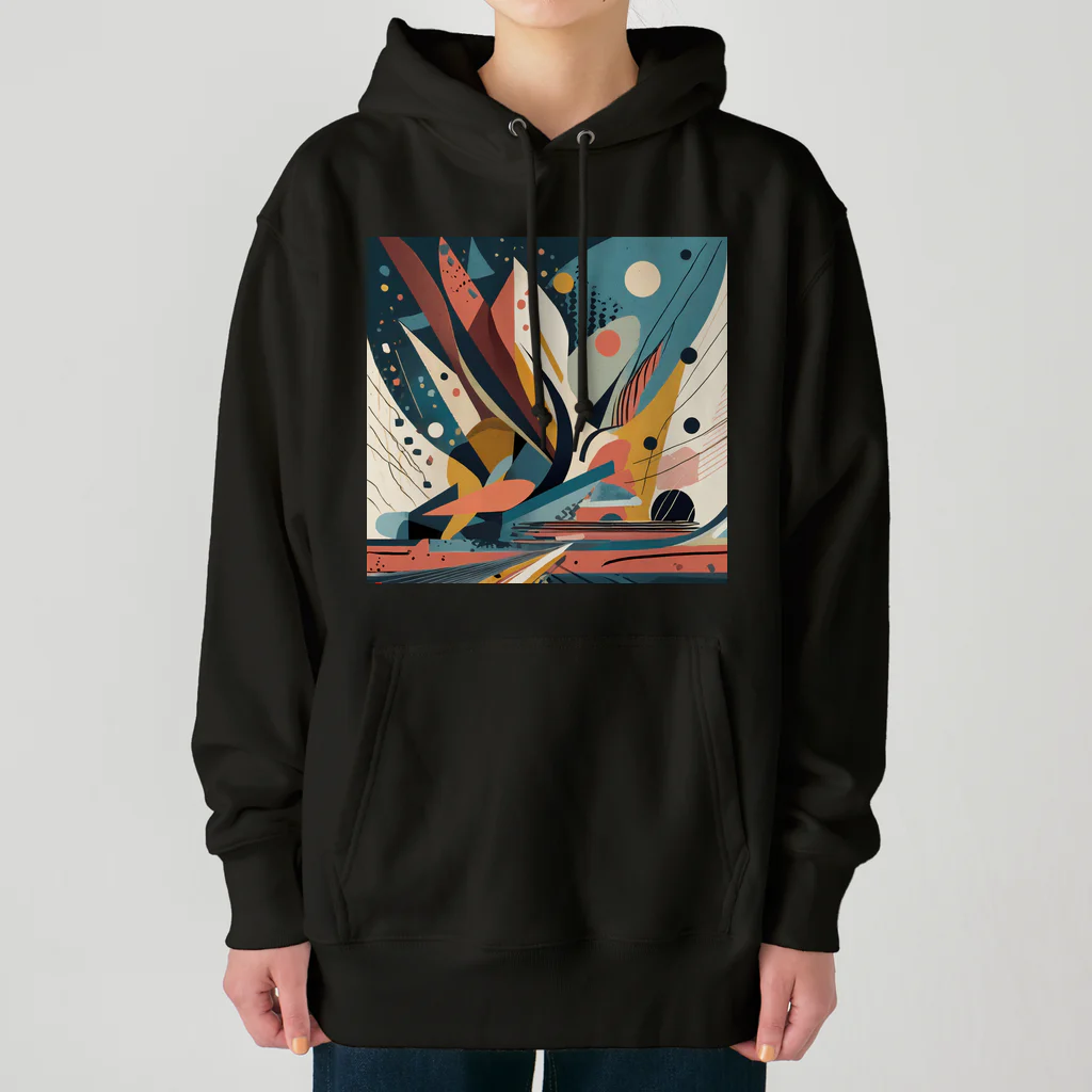 のんびりアート工房のガラクタアート Heavyweight Hoodie