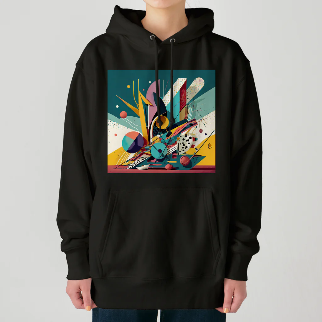 のんびりアート工房のガラクタアート Heavyweight Hoodie