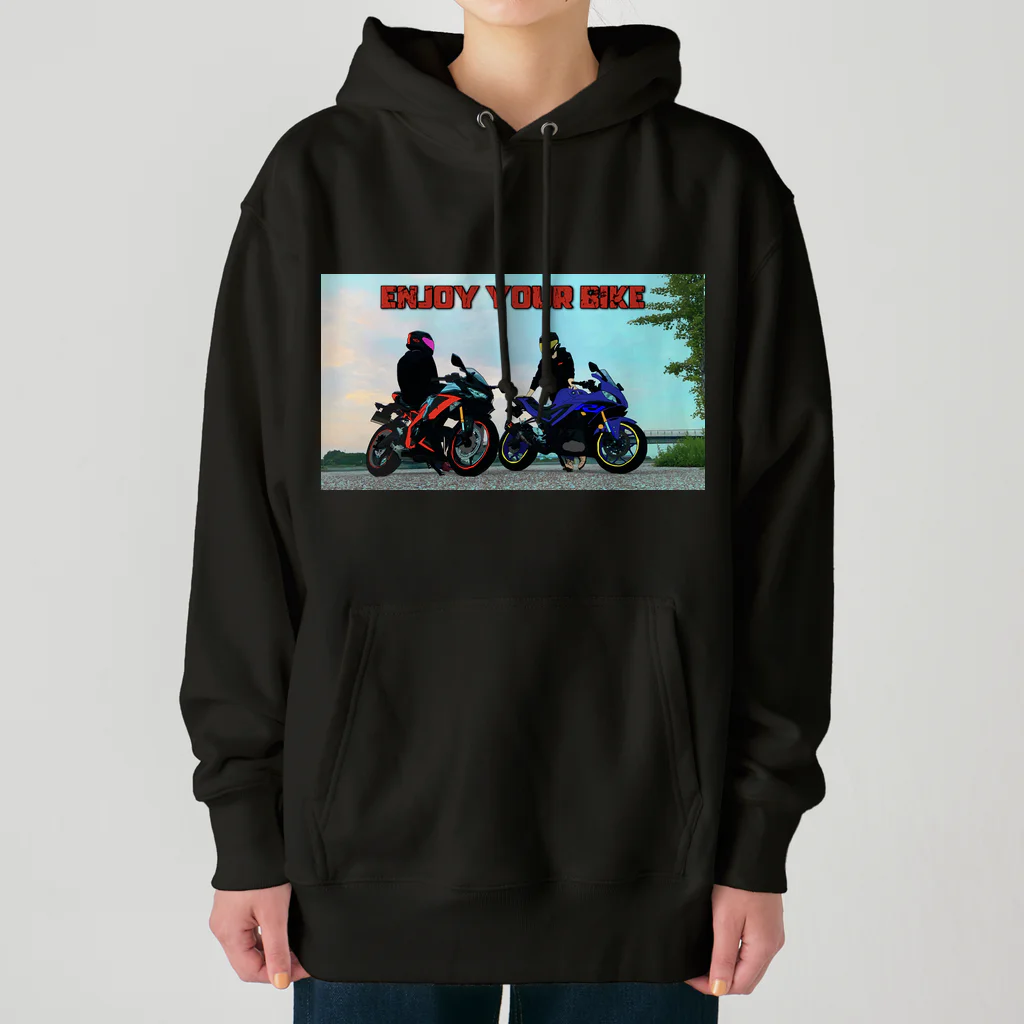 KazuRunの二次元ライダー Heavyweight Hoodie