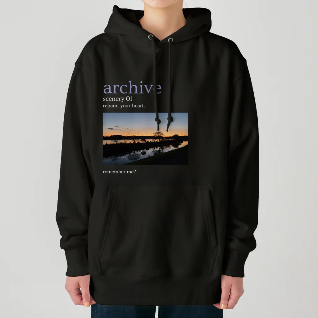 7s_archiveAP_officialのArchive「scenery 01」 Heavyweight Hoodie