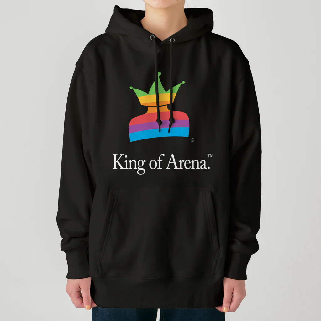 King of Arenaの"Think Arena" Rainbow Logo Heavyweight Hoodie