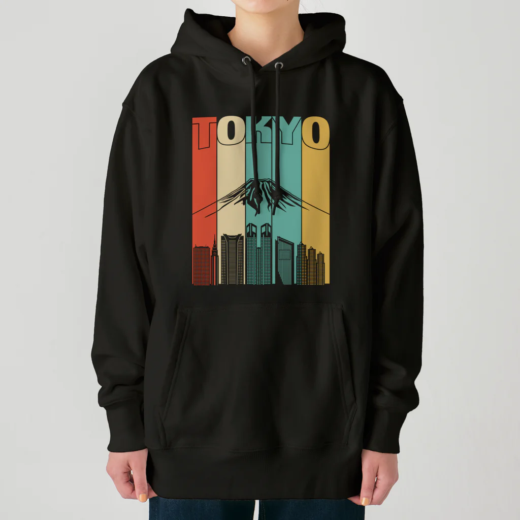 Stylo Tee Shopの東京と富士山 Heavyweight Hoodie