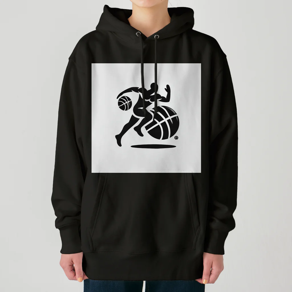 yumayumaのバスケットマン Heavyweight Hoodie