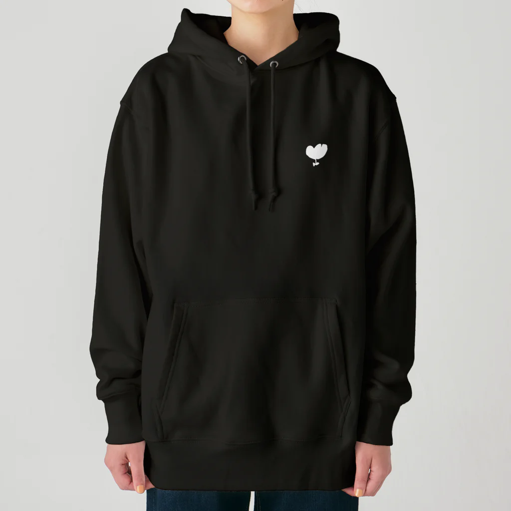 オブラートの色んなやつの店🍮🪓のオブマークホワイトくん※注 Heavyweight Hoodie