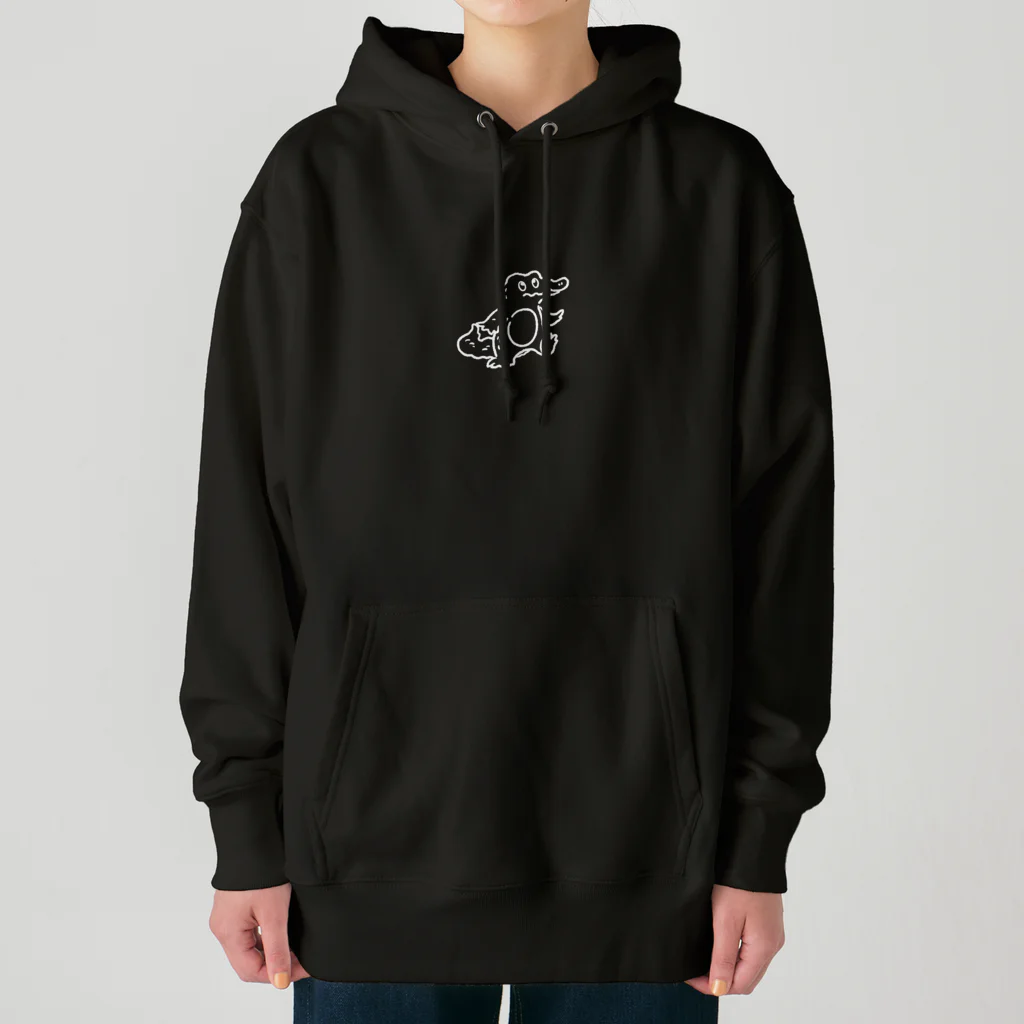 chocochachaのワニ（白） Heavyweight Hoodie