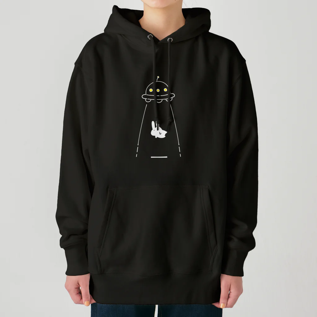 soratoのUFOにつれてかれるうさぎ Heavyweight Hoodie