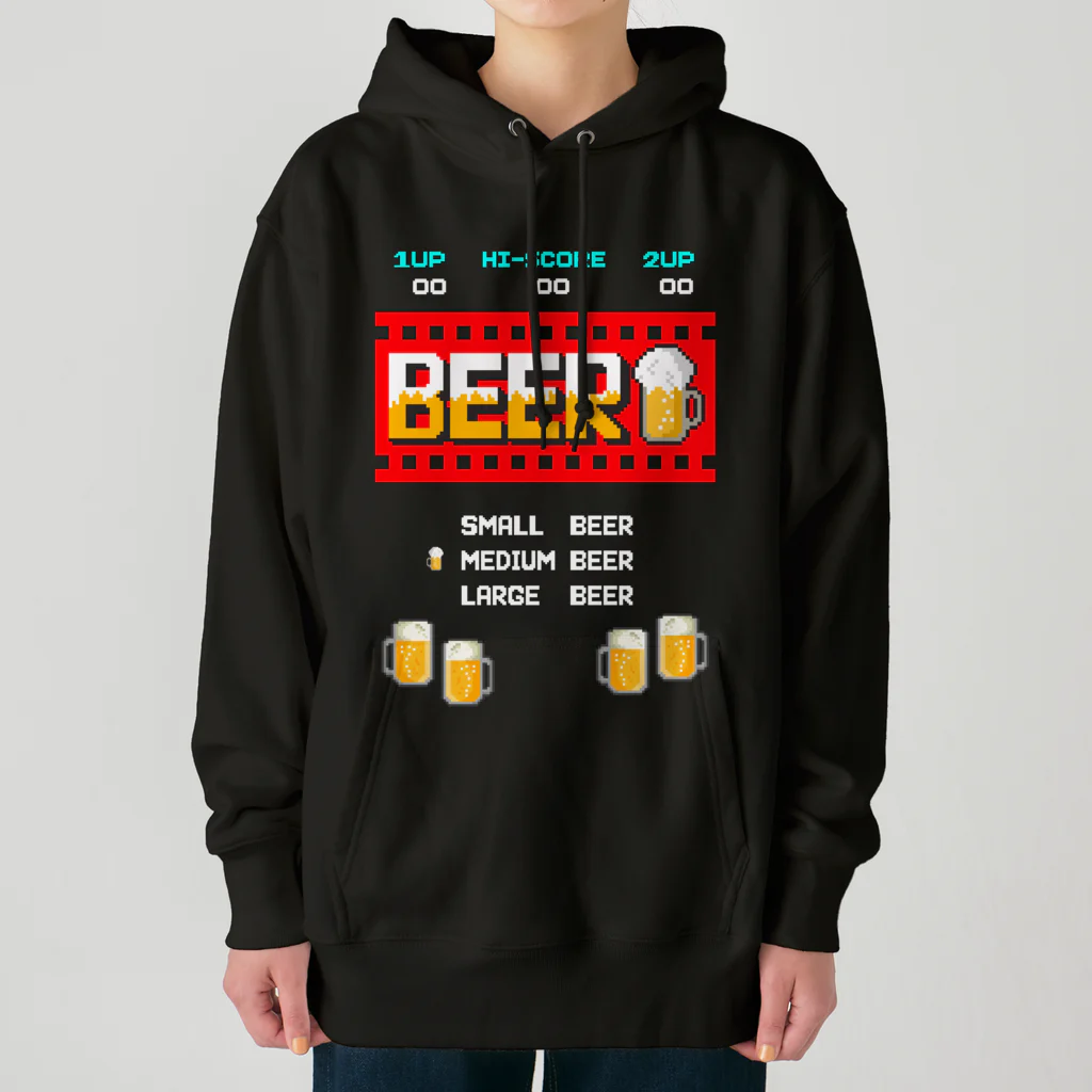 Siderunの館 B2のレトロゲーム風なビール Heavyweight Hoodie