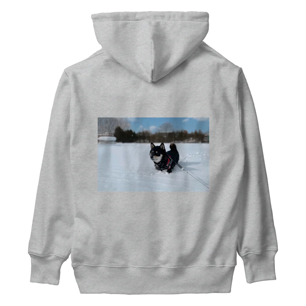 柴犬むさしのMusashi雪パーカー Heavyweight Hoodie