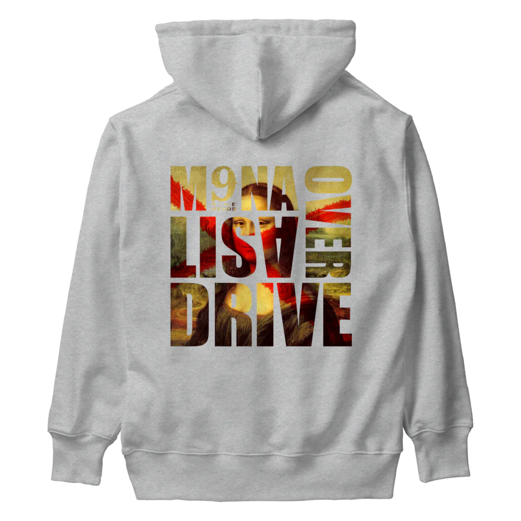 9INEHEADSのMONALISA_OVERDRIVE_WHITE_LOGO Heavyweight Hoodie