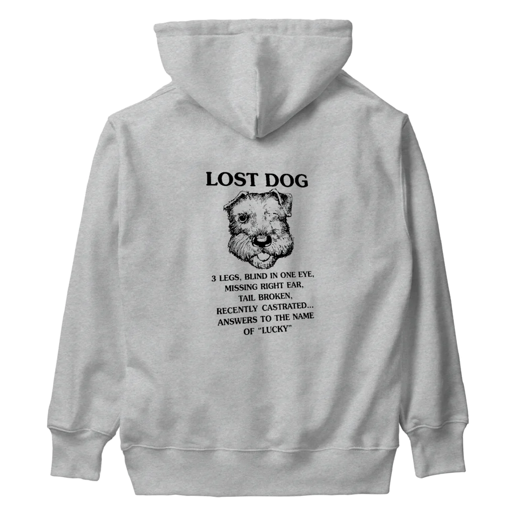 Tivitasoのまよい犬ラッキー Heavyweight Hoodie